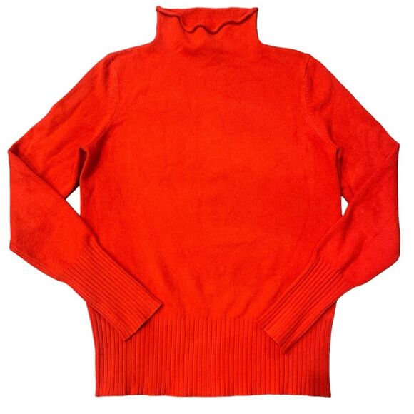 French Connection Red High Neck Longsleeve Sweater Women’s Size Small - Picture 2 of 5